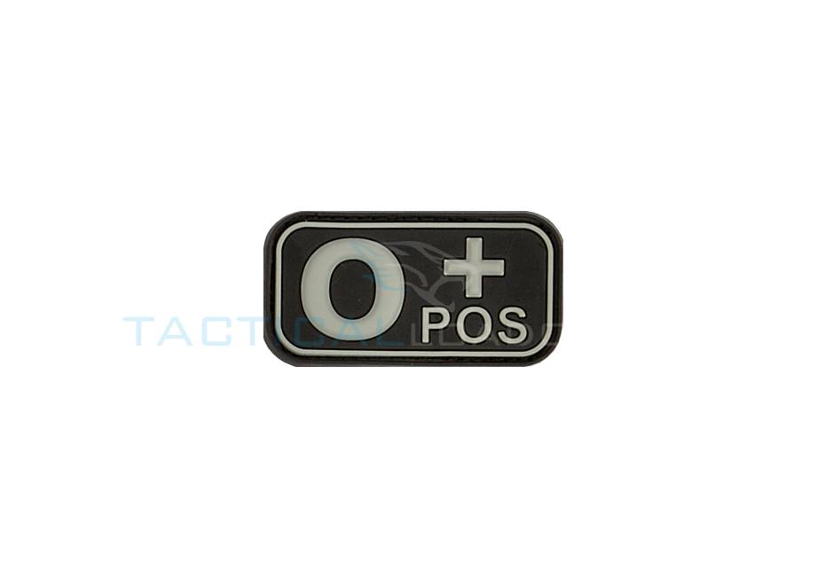 O-Positive Blood Type PVC Patch Swat