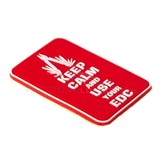 Keep Calm EDC PVC Patch Red