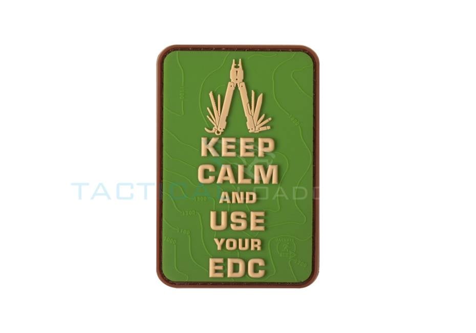 Keep Calm EDC PVC Patch Multicam