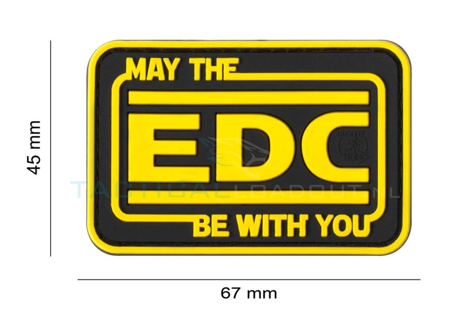 May The EDC Be With You PVC Patch