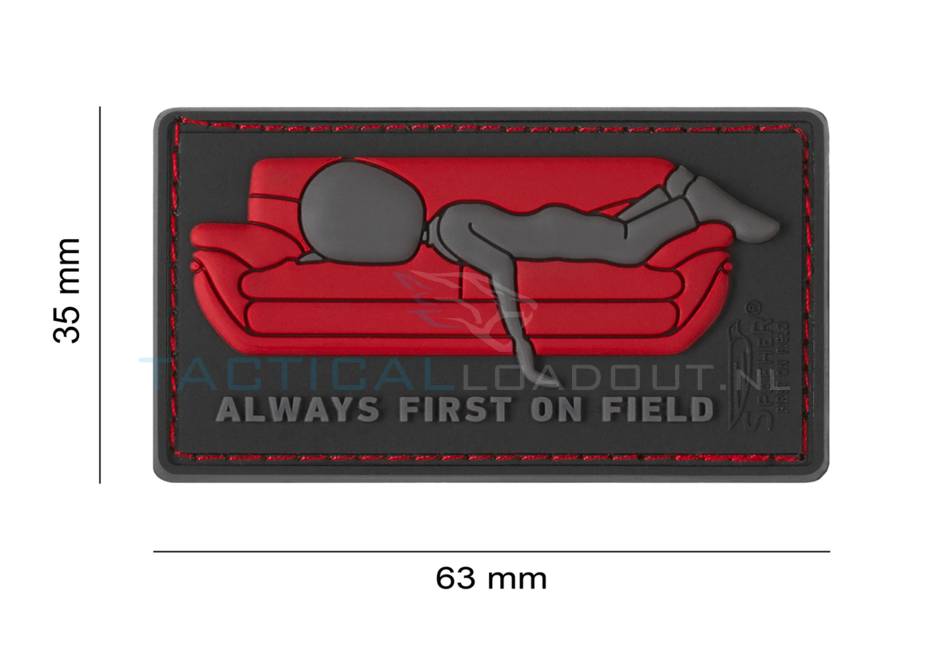 Always First on Field PVC Patch Red