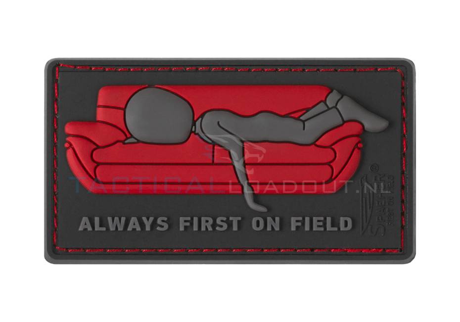 Always First on Field PVC Patch Red