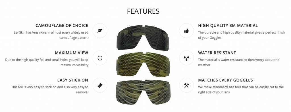 Varicam Camo Folie voor Goggles
