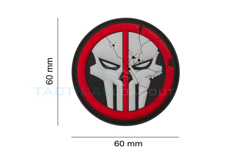 Deathpool Skull PVC Patch
