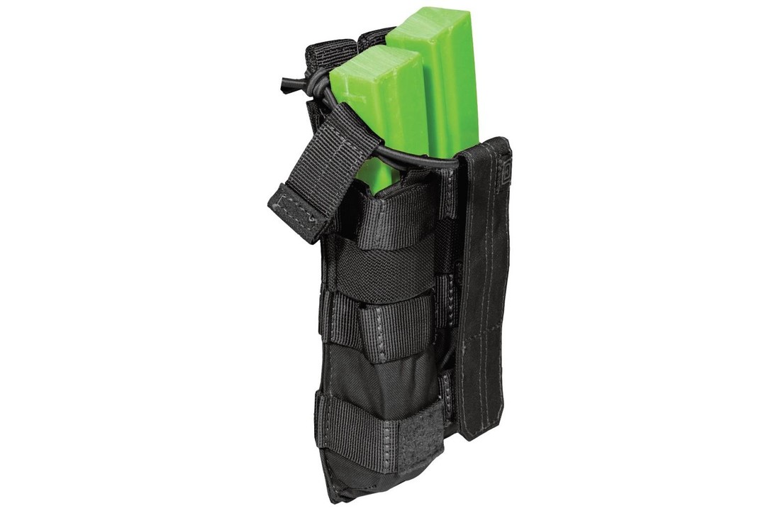 Double MP5 Bungee/Cover Pouch Zwart