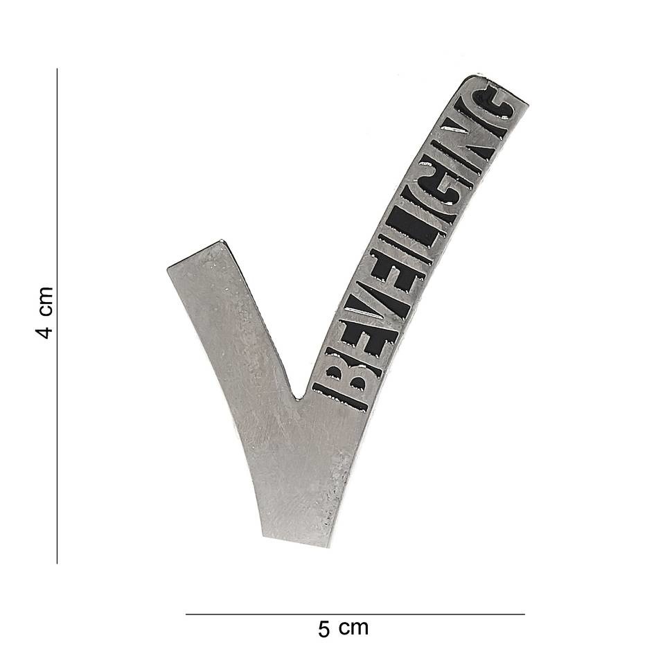 Beveiligings V Metaal (met pin-bevestiging)