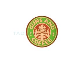 Guns and Coffee PVC Patch Multicam