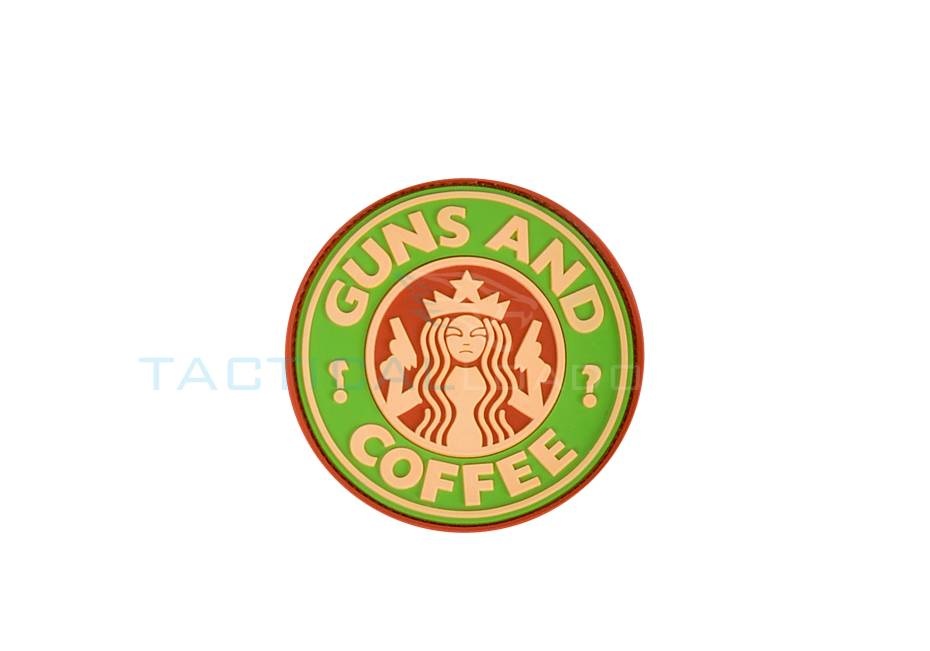 Guns and Coffee PVC Patch Multicam