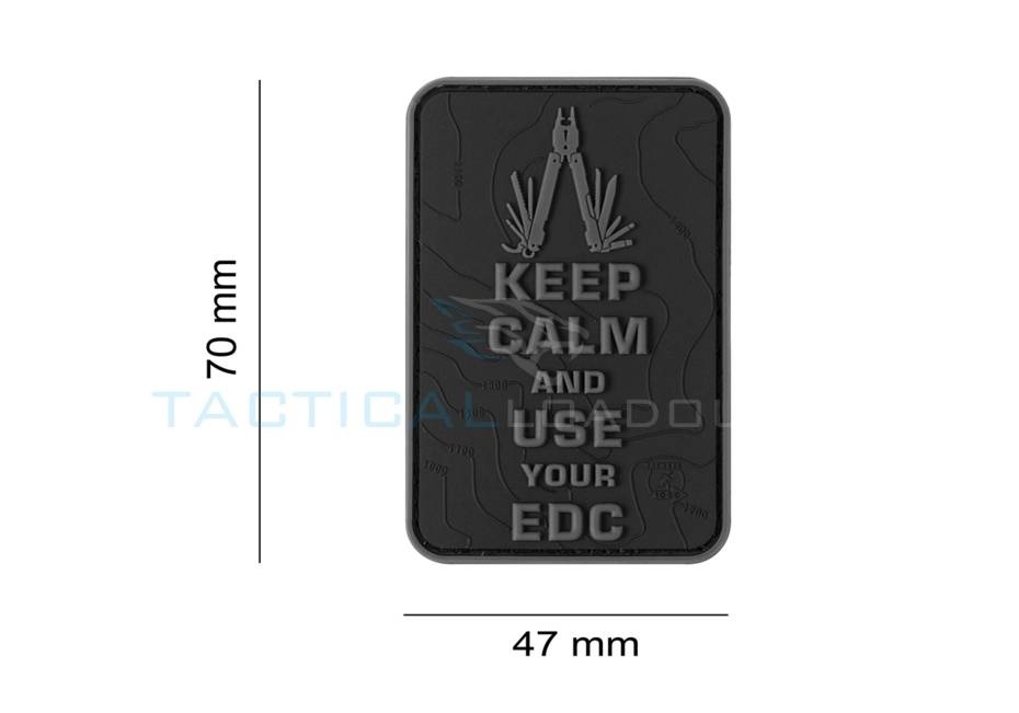 Keep Calm EDC PVC Patch Blackops