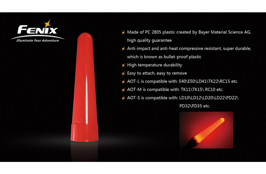 Traffic Cone 21.5 tot 25.4mm AOTS (Small)