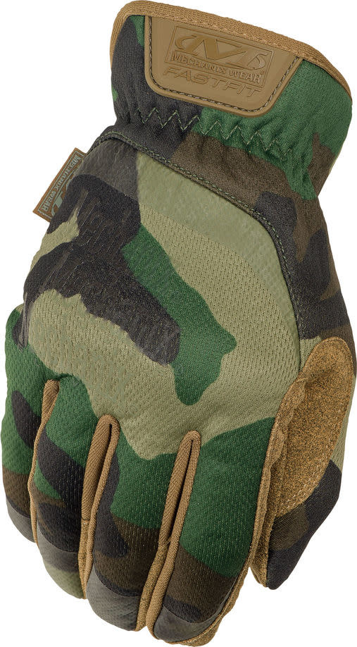 FastFit Gloves Woodland Camo