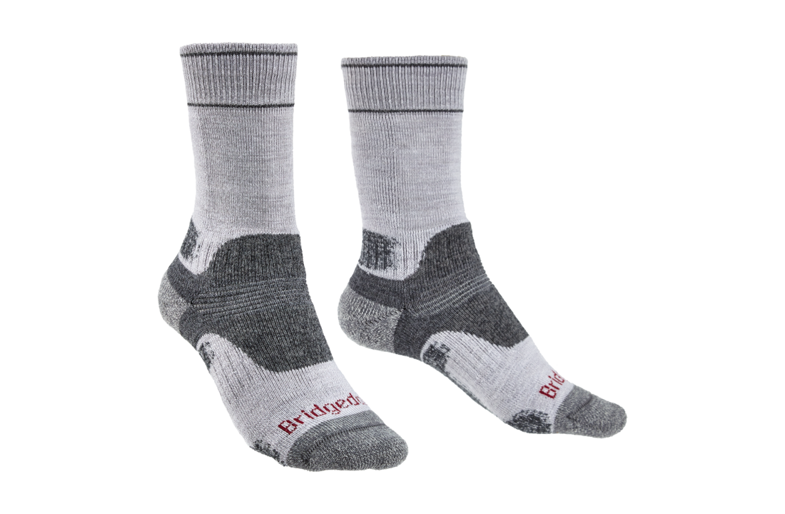 Womens HIKE Midweight Performance Socks Silver Grey
