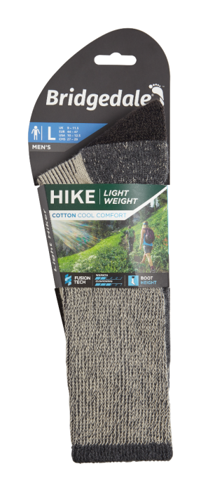HIKE Lightweight Cool Comfort Sokken Charcoal