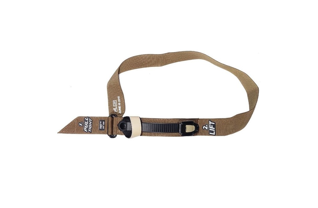 Ratcheting Medical Tourniquet® (RMT) – WIDE 2″/50mm Tan