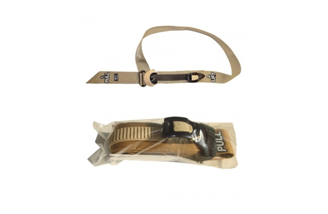 Ratcheting Medical Tourniquet® (RMT) – WIDE 2″/50mm Tan