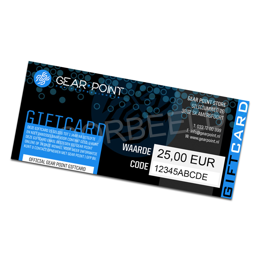 € 25,00 GIFTCARD