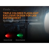 TK26R Zaklamp/Taclight (1500 lumen) 3 colors incl Accu