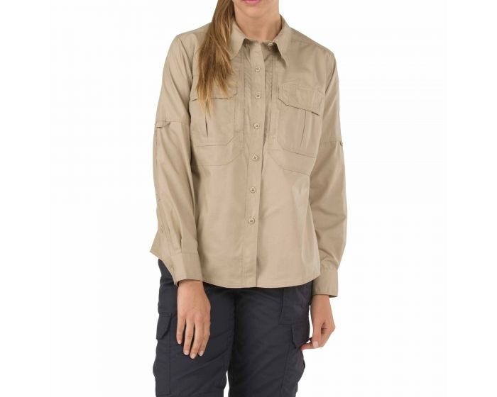 Women's Taclite Pro Shirt LS TDU Khaki