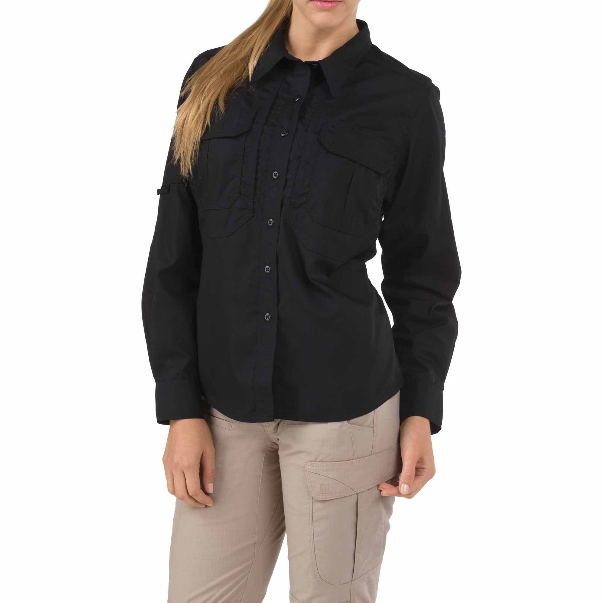 Women's Taclite Pro Shirt LS Black