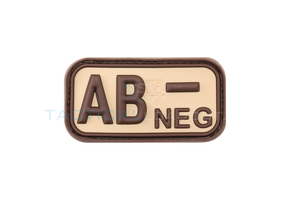 AB-Negative Blood Type PVC Patch Desert