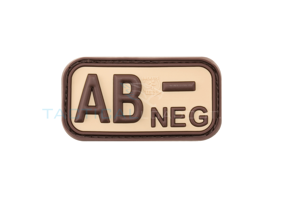 AB-Negative Blood Type PVC Patch Desert