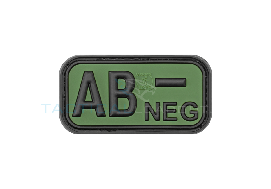 AB-Negative Blood Type PVC Patch Forest