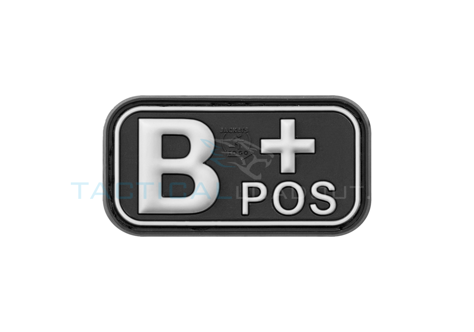 B-Positive Blood Type PVC Patch Swat