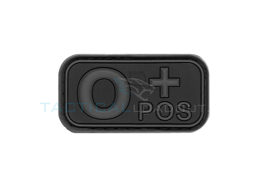 O-Positive Blood Type PVC Patch Blackops