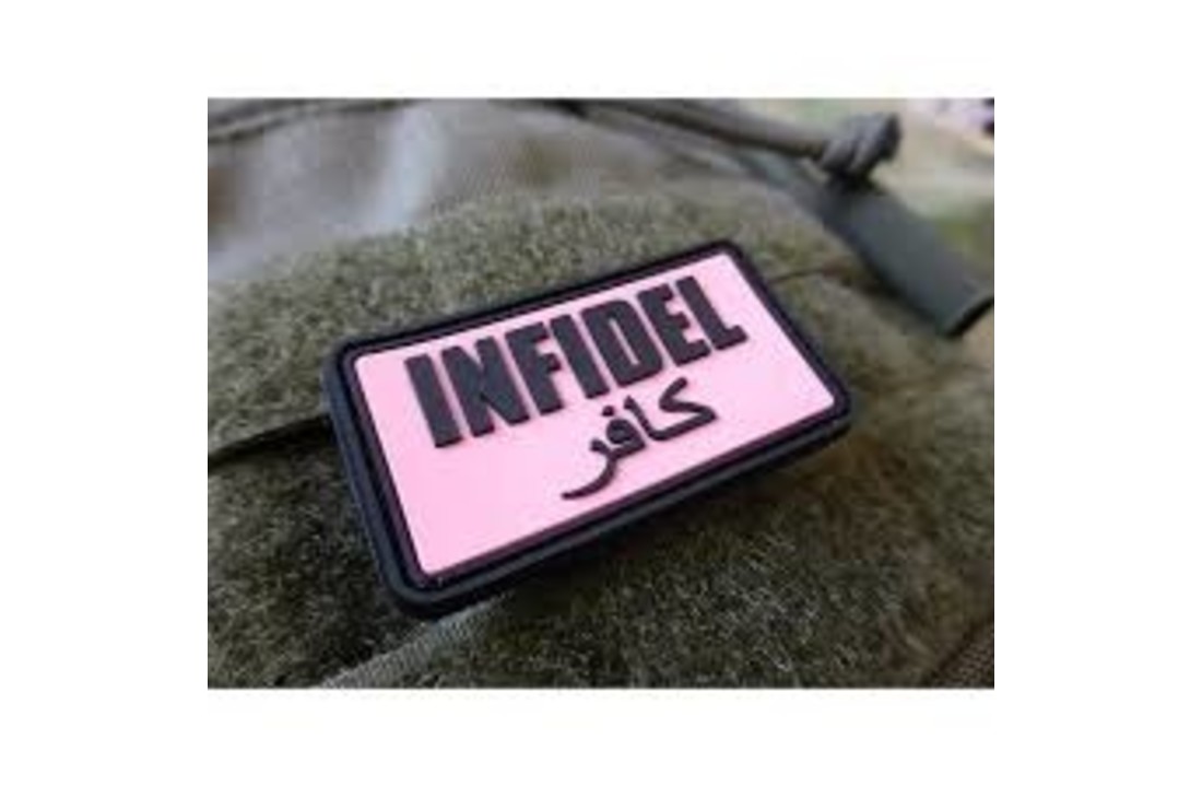 Infidel PVC Patch Pink Black
