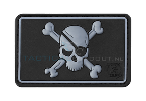 Pirate Skull PVC Patch SWAT