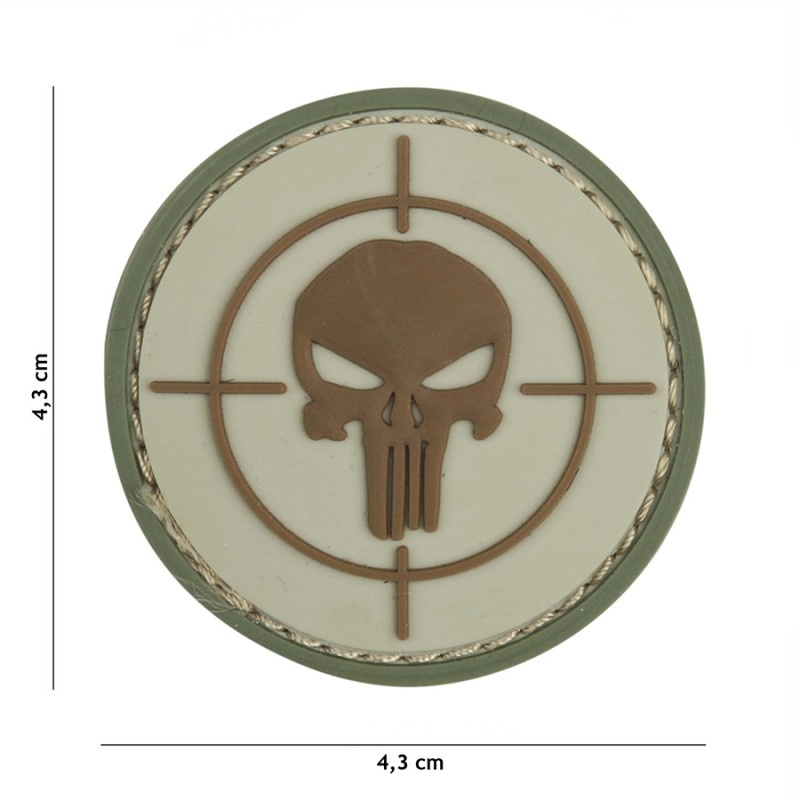 Punisher Target PVC Patch Multicam