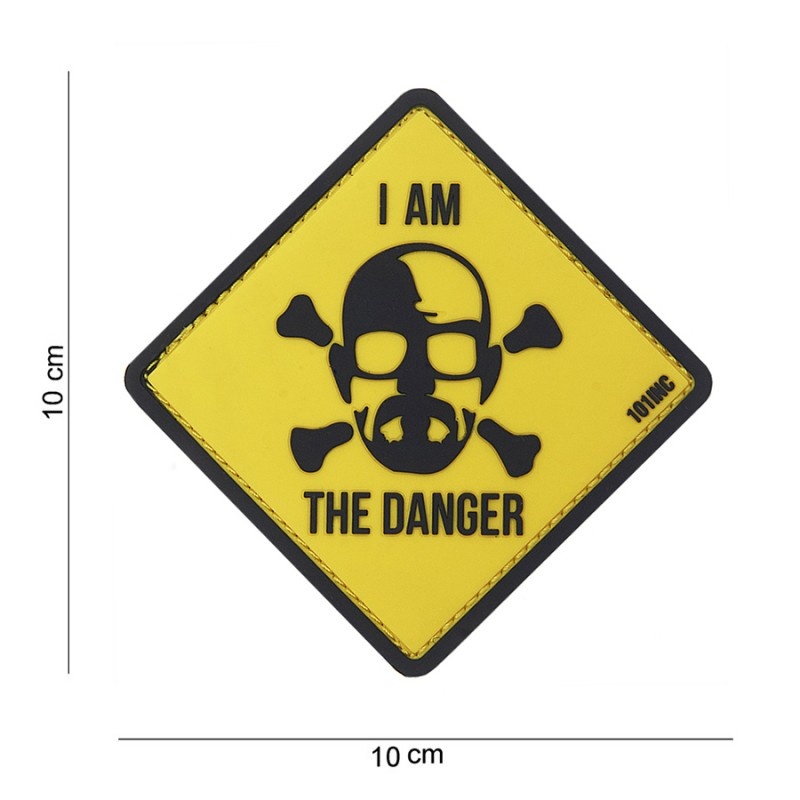 I Am the Danger PVC Patch Yellow