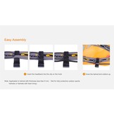 ALD-02 Helm mount clips voor hoofdlamp