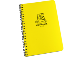 Side Spiral Notebook 10x17,5cm Yellow