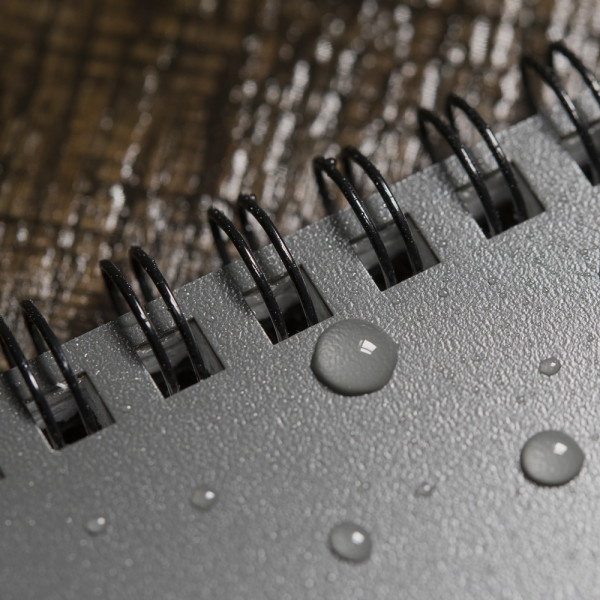 Top-Spiraal Notebook 4x6" Black