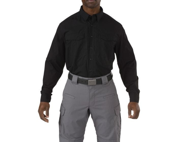 Stryke Long Sleeve Shirt Black Maat: M