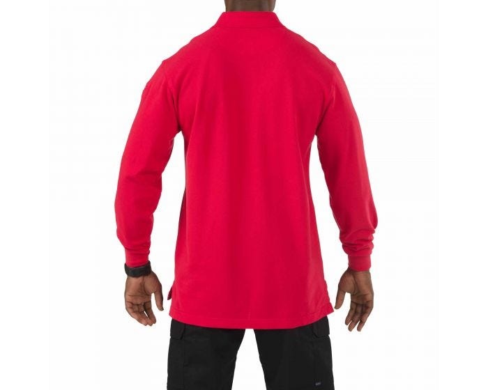 Professional Polo Long Sleeve Range Red Maat: XS