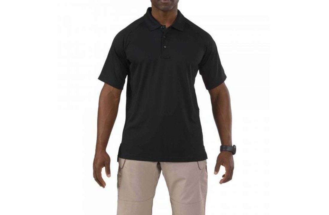 Performance Polo Black Maat: M