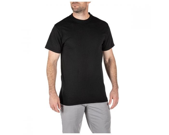 Utili-T Crew 3 Pack Shirts Black