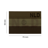 Dual IR Nederlandse NLD Vlag Patch Desert