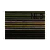 Dual IR Nederlandse NLD Vlag Patch Olive