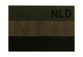 Dual IR Nederlandse NLD Vlag Patch Olive
