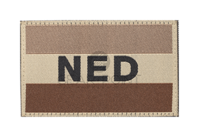 Nederlandse NLD Vlag Patch Desert