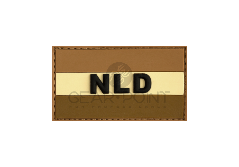 Nederlandse NLD Vlag PVC Patch Desert