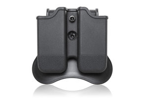 Double Polymer Glock Mag Pouch Black