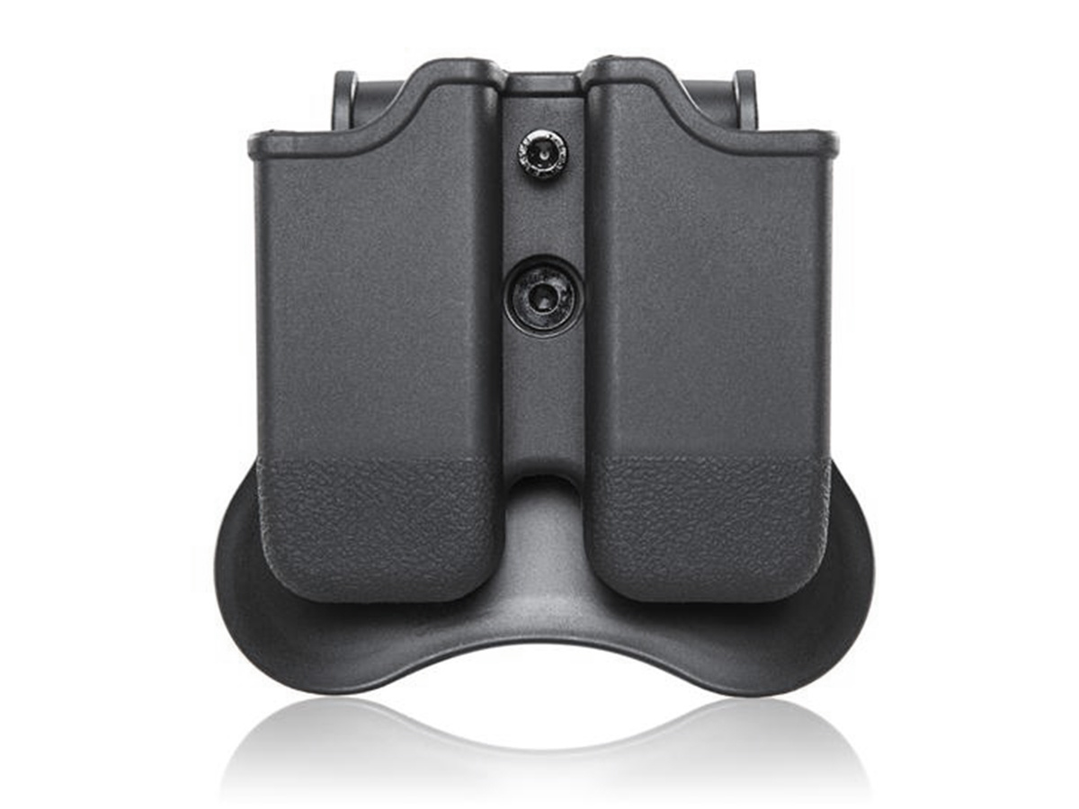 Double Polymer Glock Mag Pouch Black