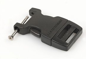 Field Repair Buckle 15mm Metal Pin Black