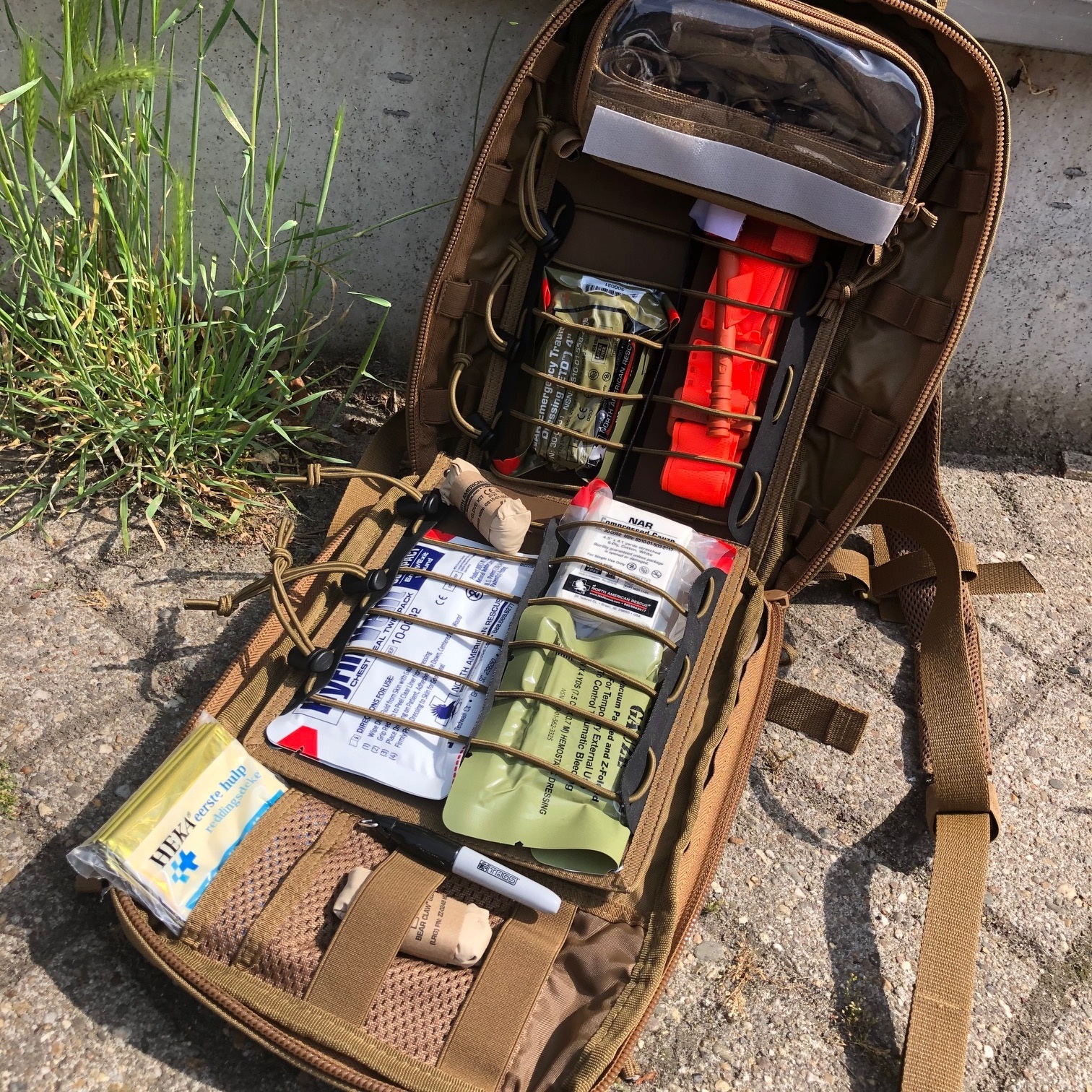 IFAK Plus Set - TQ Orange (alleen inhoud)