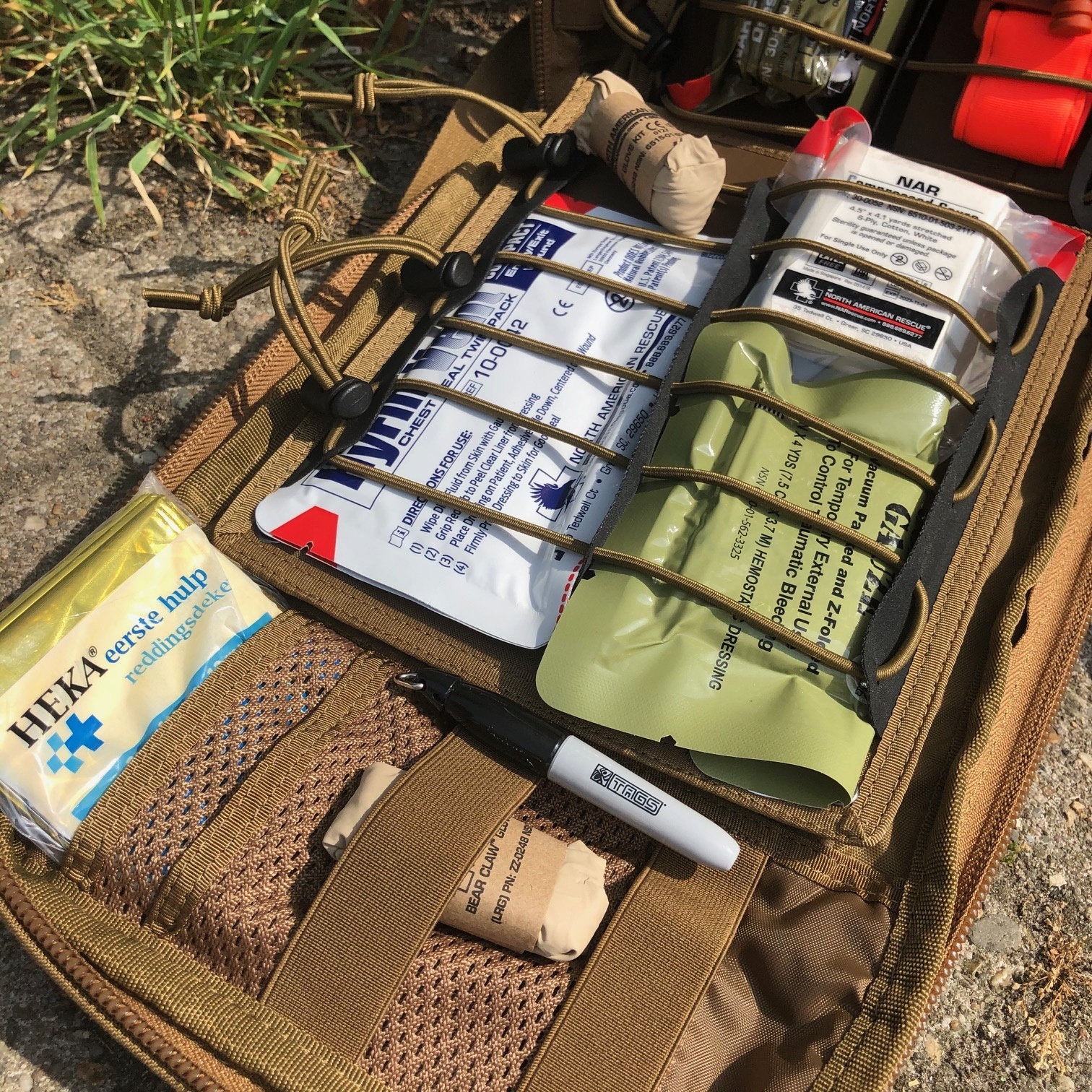 IFAK Plus Set - TQ Orange (alleen inhoud)