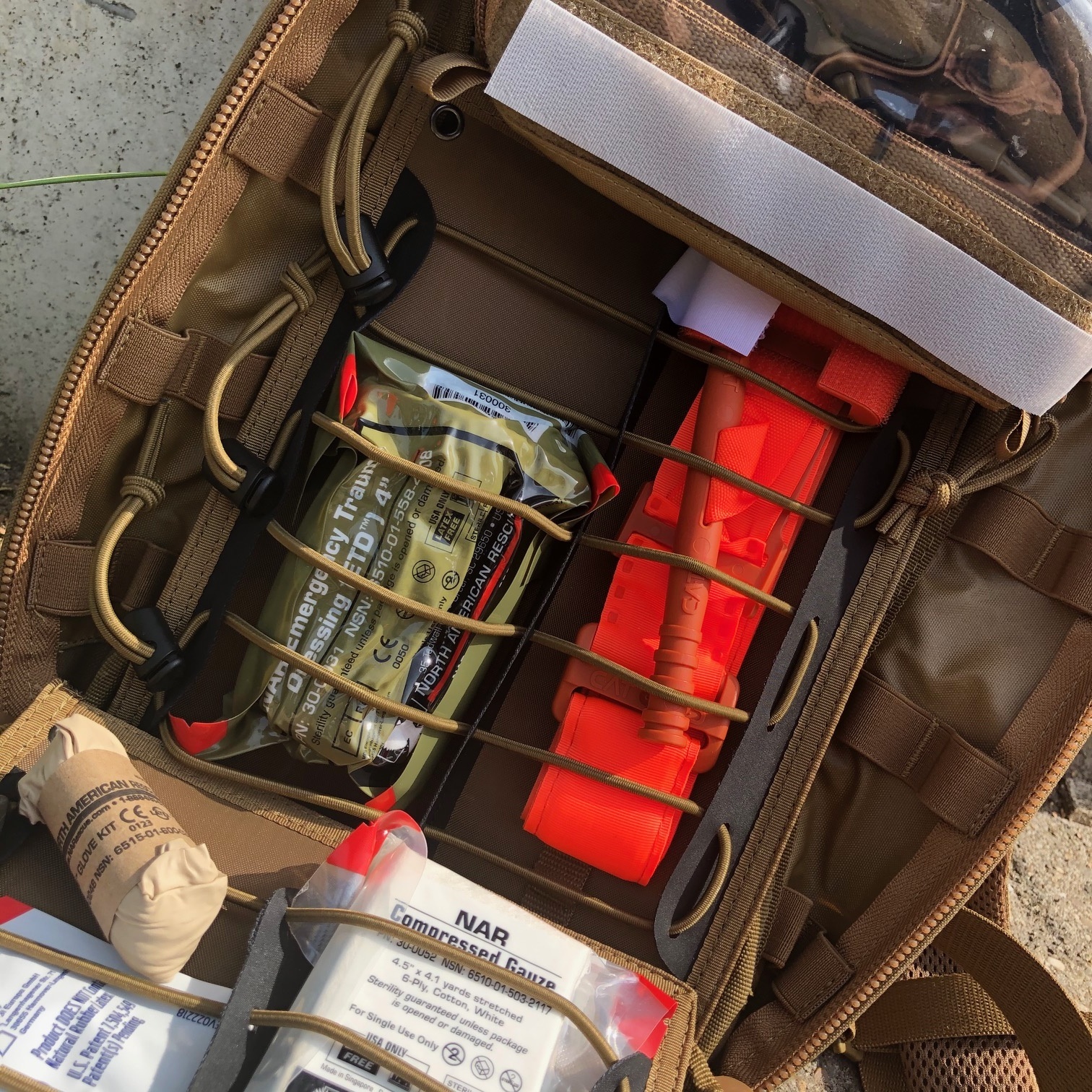 IFAK Plus Set - TQ Orange (alleen inhoud)